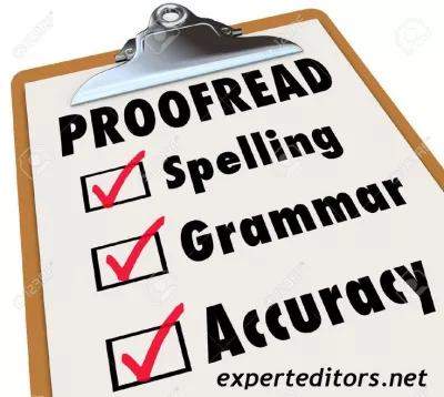 Proofread and edit your work firsthand