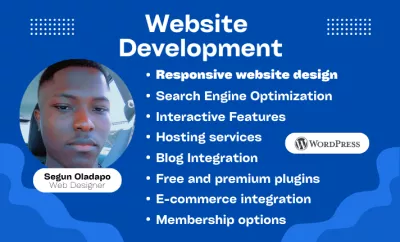 create a professional and responsive website